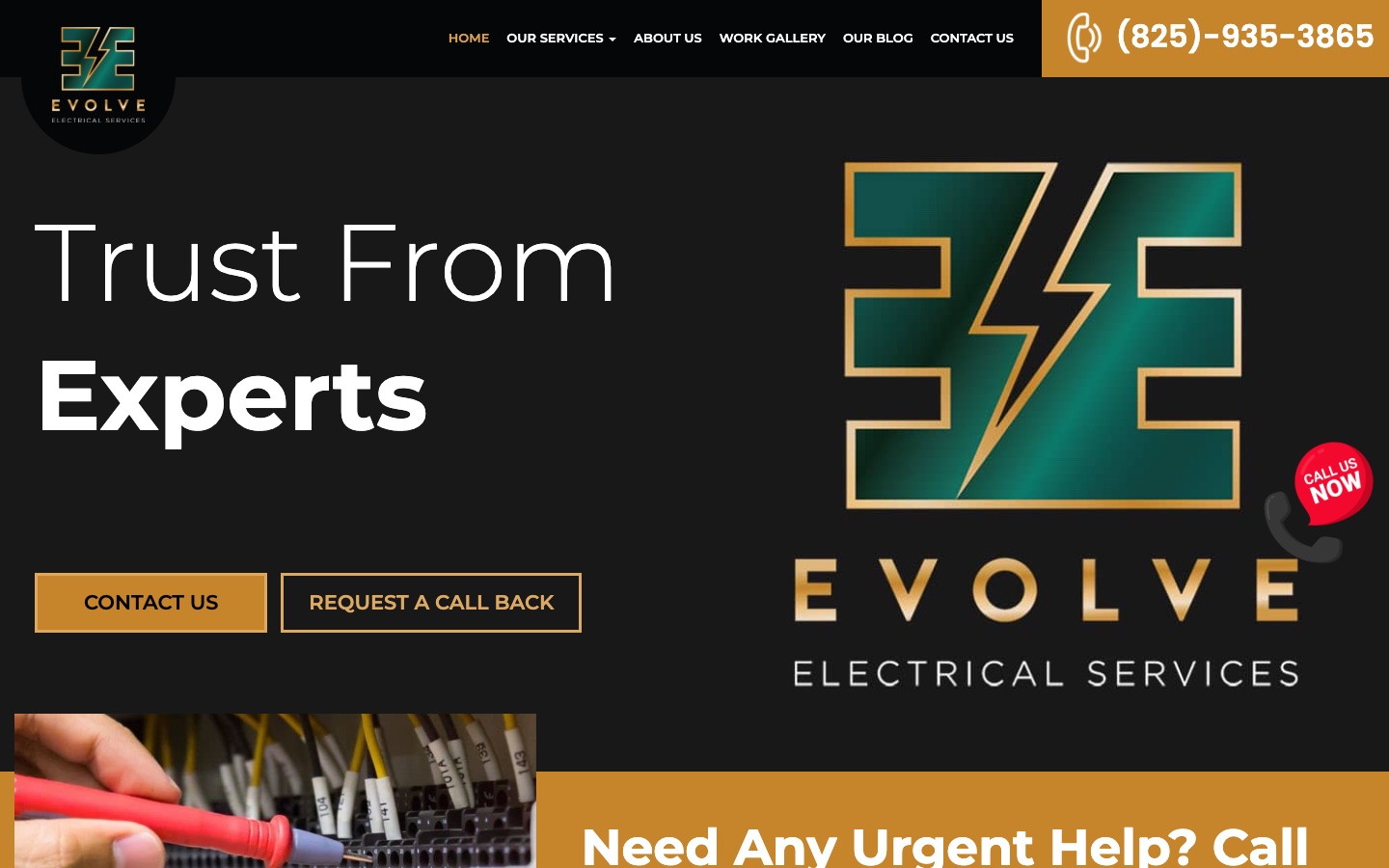 The current homepage